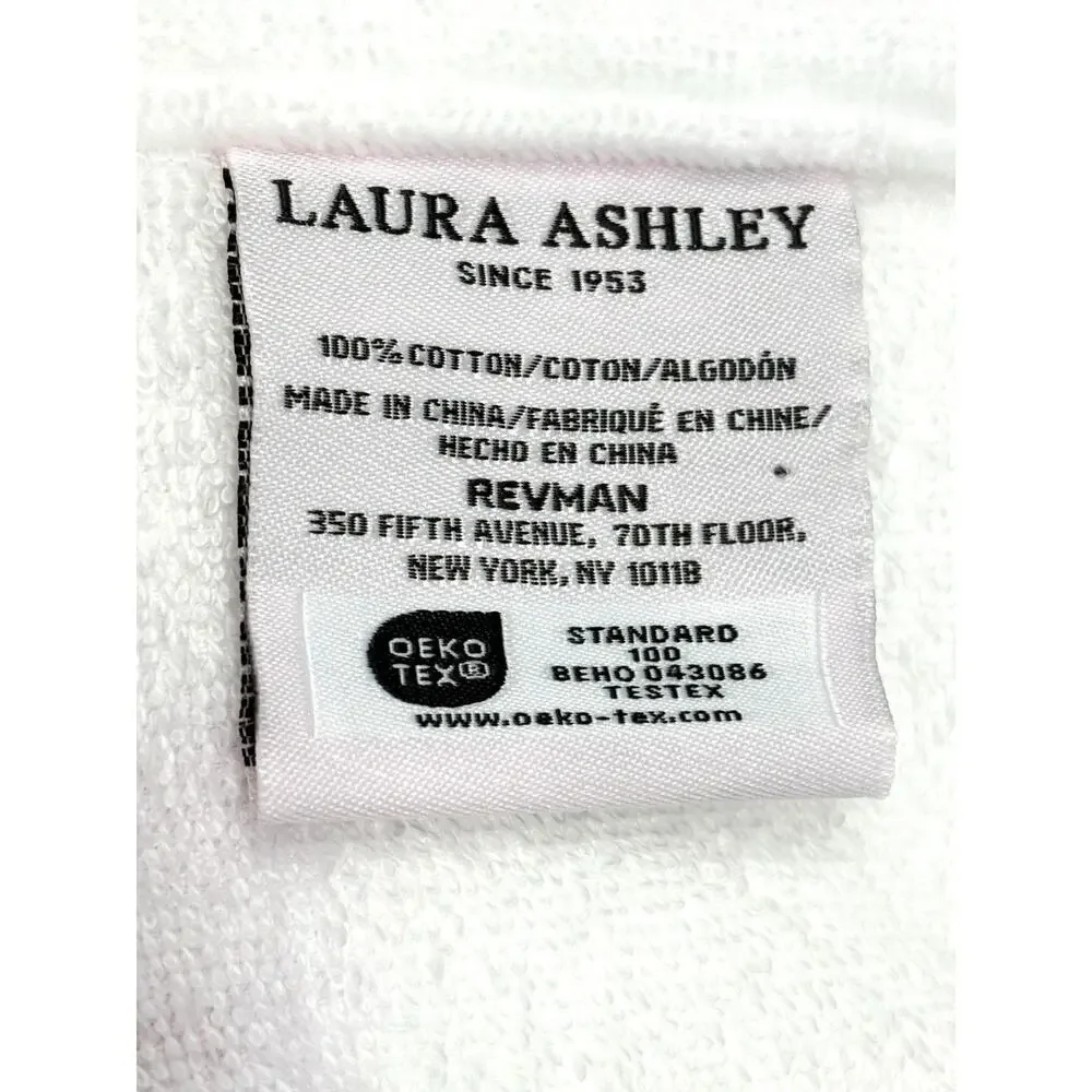 Laura Ashley Pink Bows Beach Towel Pink White 36 x 72